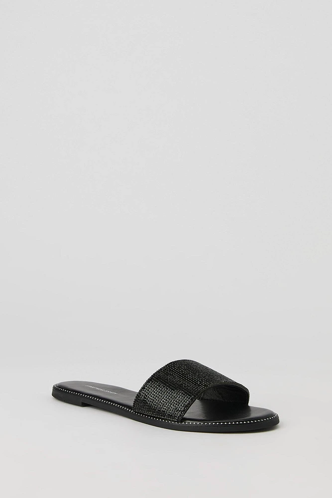 Rhinestone Slide Sandal