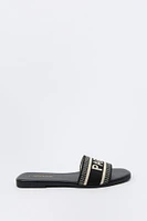 City Knit Band Sandal