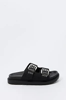 Grommet Buckle Sandal