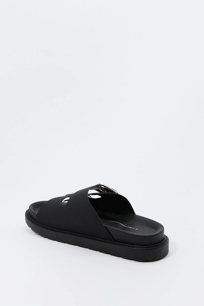Grommet Buckle Sandal