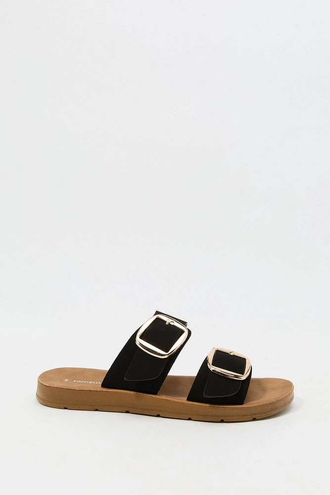 Double Buckle Sandal