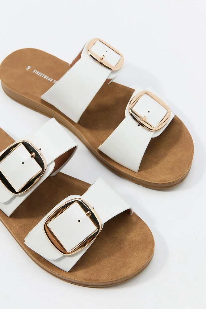 Double Buckle Sandal