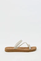 Rhinestone Strappy Sandal