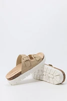 Buckled Platform Cork Sandal
