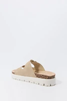 Buckled Platform Cork Sandal
