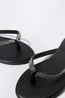 Rhinestone Flip Flop