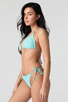 Ruffle Triangle Bikini Top