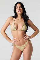 Bas de bikini brésilien à volants