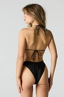 Haut de bikini bain-de-soleil triangulaire