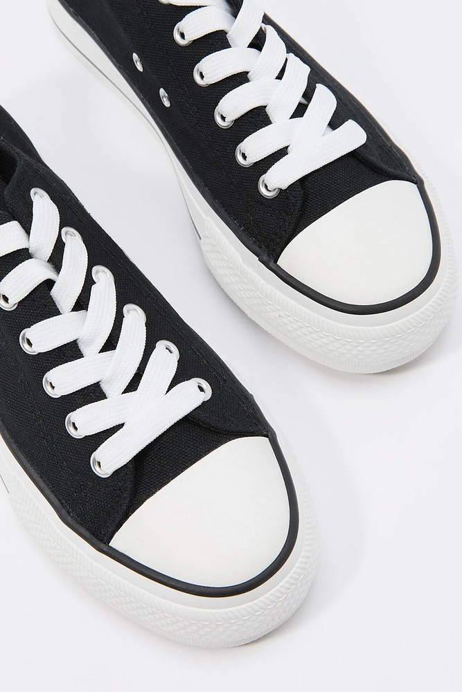 Espadrilles plateforme à tige basse