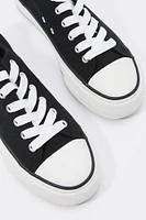 Espadrilles plateforme à tige basse