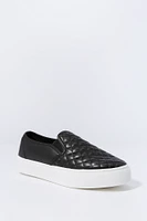 Quilted Slip On Shoe