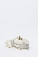 Espadrilles rétro à blocs de couleurs