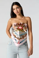Regal Chain Link Print Satin Multiway Scarf