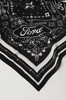 charpe en satin à imprimé Ford