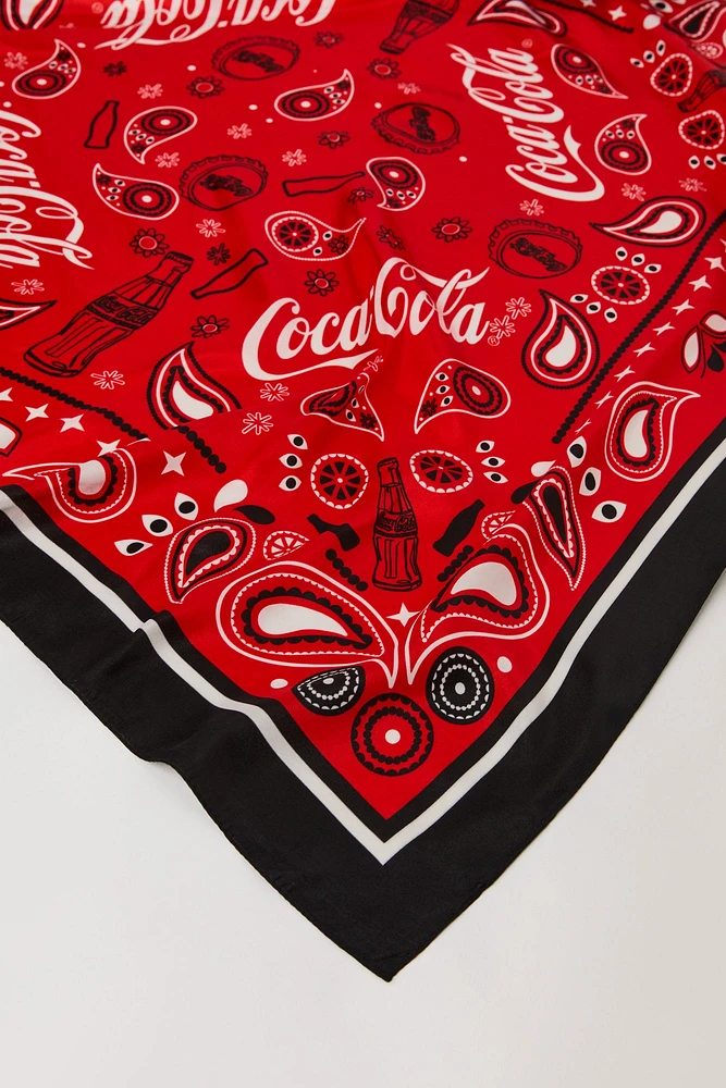 Coca Cola Paisley Print Multiway Scarf