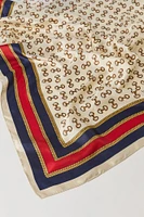 Status Print Satin Multiway Scarf