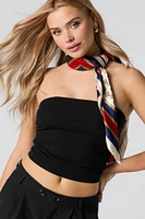 Status Print Satin Multiway Scarf