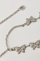Ceinture en chaîne avec papillon pierres du Rhin