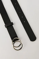 Double Circle Buckle Belt