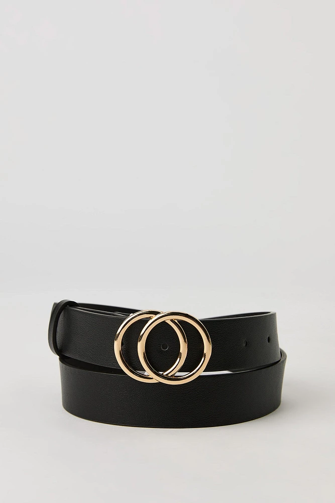 Double Circle Buckle Belt