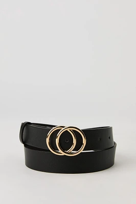 Double Circle Buckle Belt