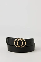 Double Circle Buckle Belt