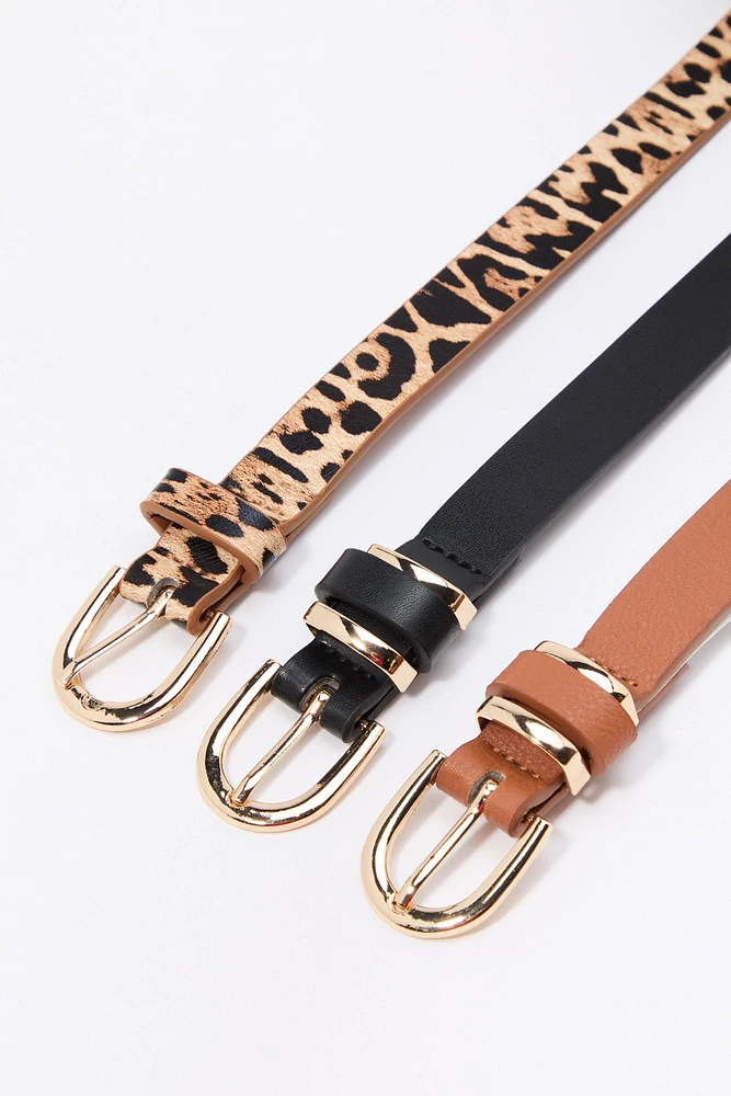 Ceinture mince (Paquet de 3)