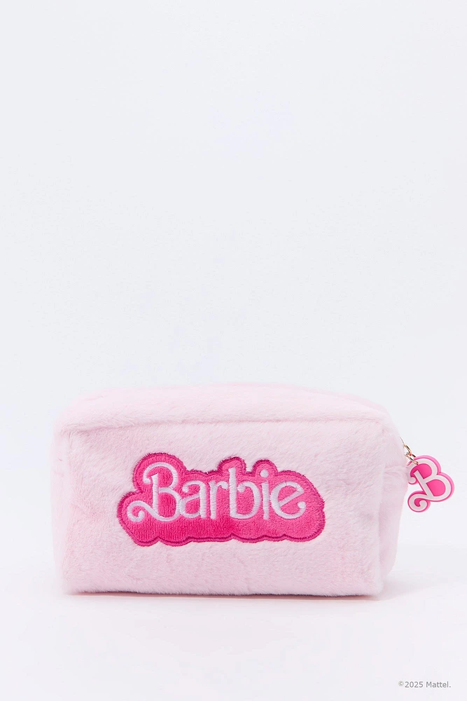 Trousse de maquillage Barbie™ en similifourrure