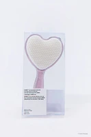 Brosse Barbie™ en forme de  coeur avec confettis