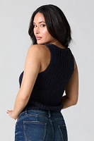 Crochet Knit Vest