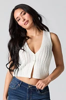 Crochet Knit Vest