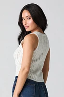 Crochet Knit Vest