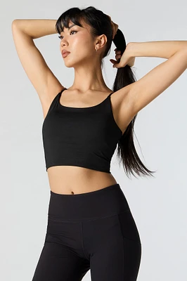 Active Scoop Neck Bra