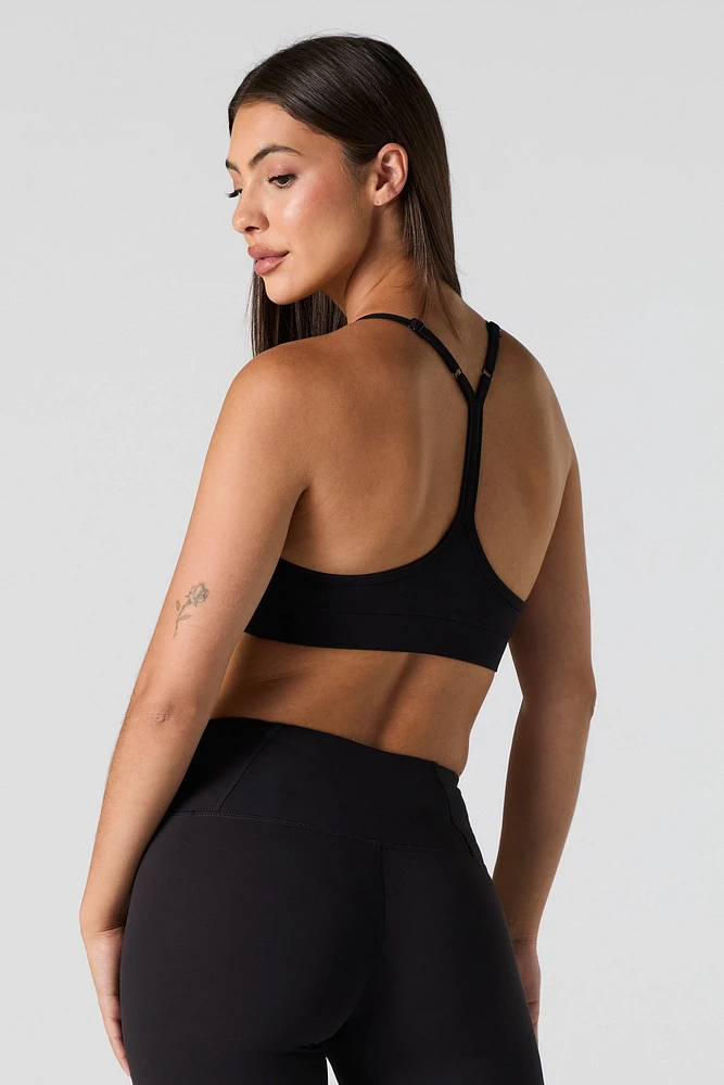 Active Scoop Neck Sports Bra