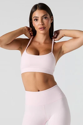 Active Scoop Neck Sports Bra