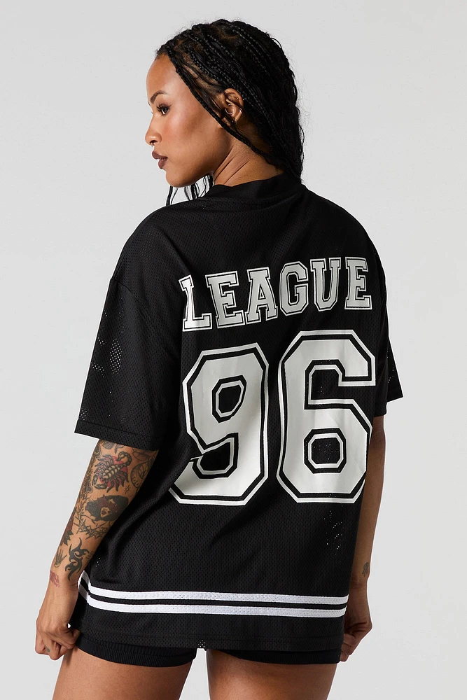 Sommer Ray Mesh Graphic Football Jersey