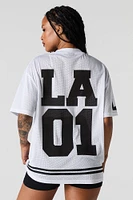 Sommer Ray jersey de football en filet imprimé