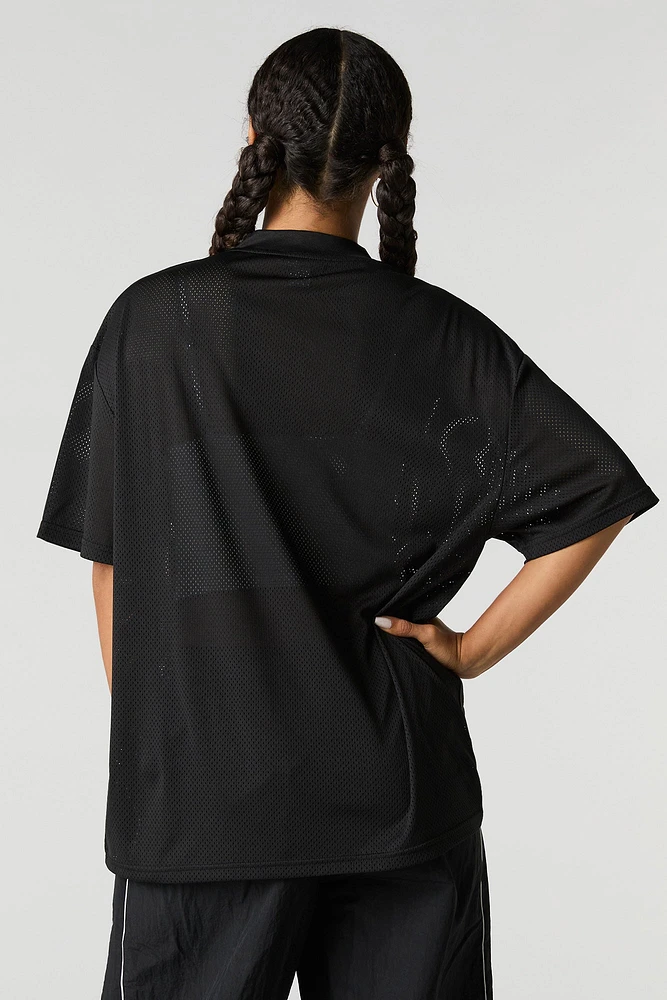 Jersey de football en filet imprimé