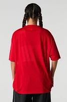 Jersey de football en filet imprimé