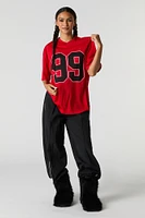 Jersey de football en filet imprimé