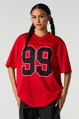 Jersey de football en filet imprimé