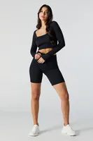 Sommer Ray Active Seamless Long Sleeve Top