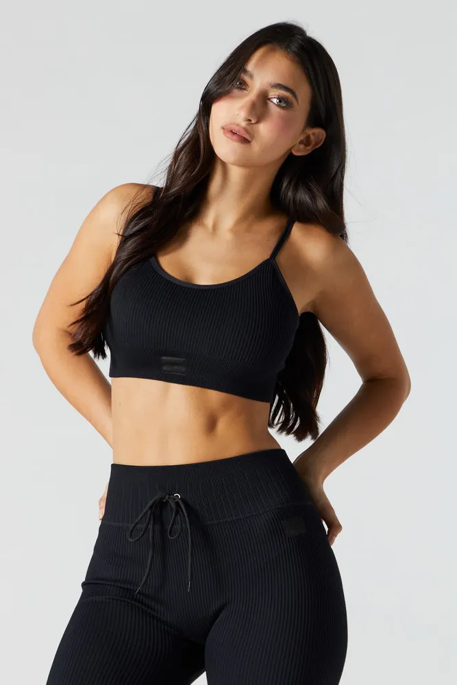 Sommer Ray Active Seamless Ribbed Sports Bra