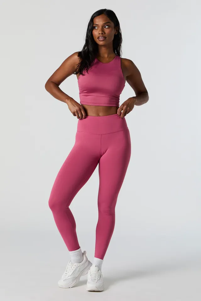 Stitches High Rise Active Back Pocket Legging