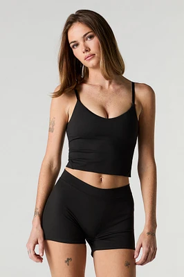 Short Active ruché au dos