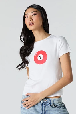 7 Pool Ball Graphic T-Shirt