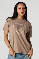 High Standards Graphic Boyfriend T-Shirt