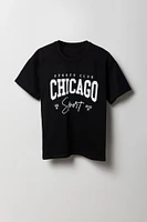 T-shirt de coupe garÃ§onne Ã  imprimÃ© Chicago