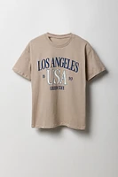 Los Angeles Graphic Boyfriend T-Shirt